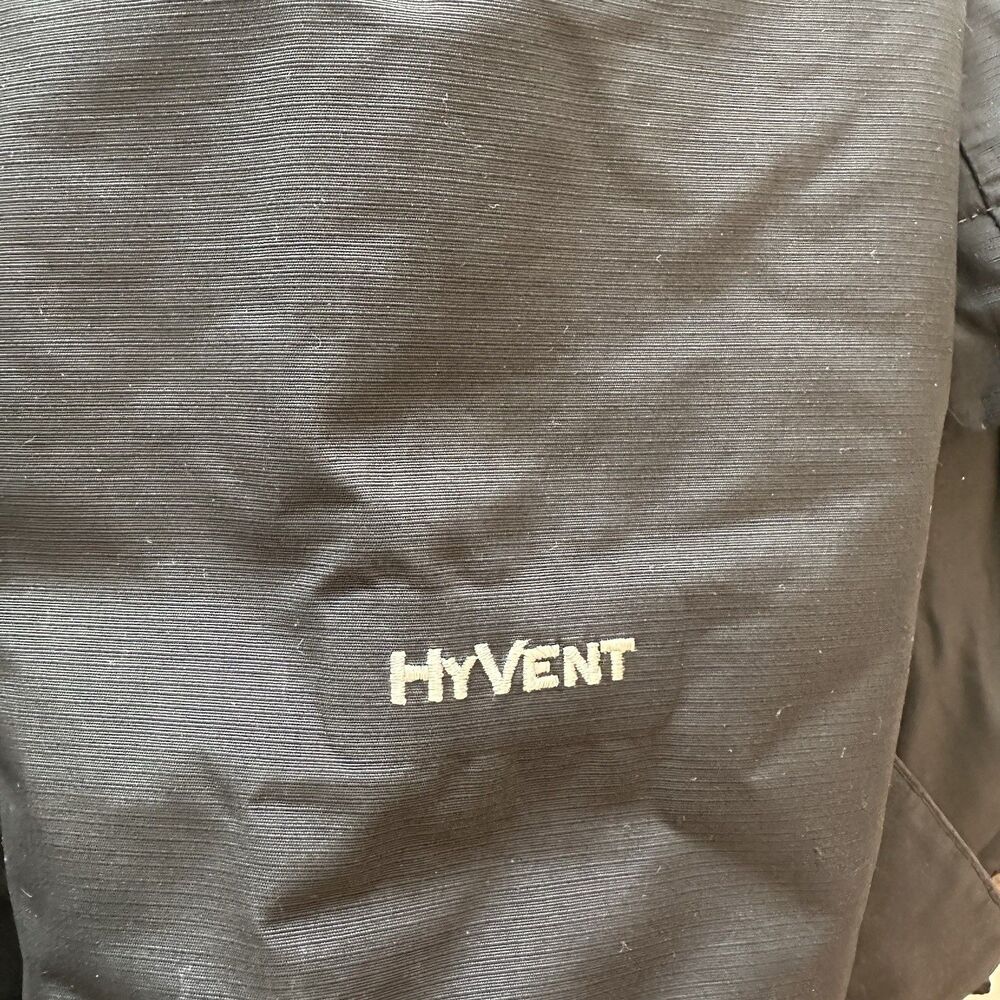 The North Face HyVent Womens Black Hooded Rain Jacket Size M - Picture 8 of 10